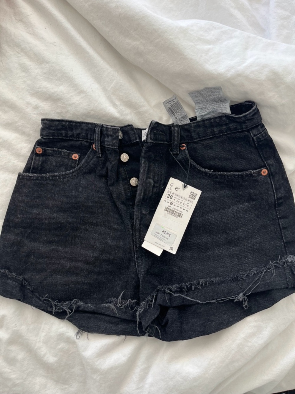 Zara high rise shorts